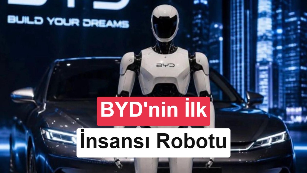 BYD ilk insansı robotunun tasarımını paylaştı