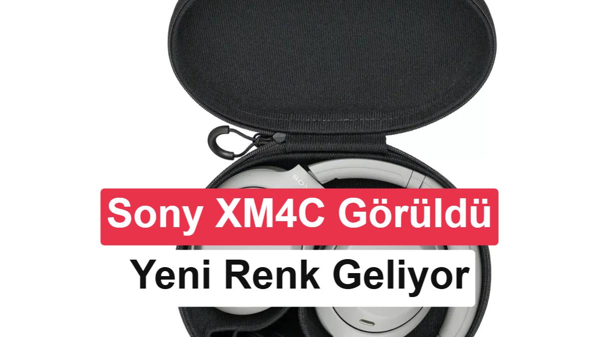 Sony WH-1000XM4C tasarımı ve özellikleri lansman öncesi sızdı