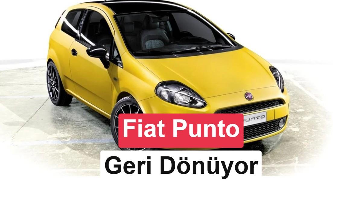 Fiat'tan sürpriz hamle: Efsane model Punto geri dönüyor