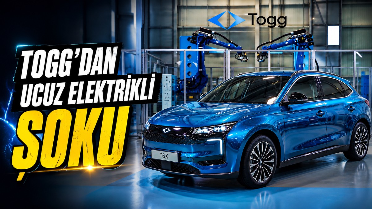 Togg T6X: 1 milyon liralık elektrikli otomobil hayal mi, gerçek mi? Detaylı analiz!