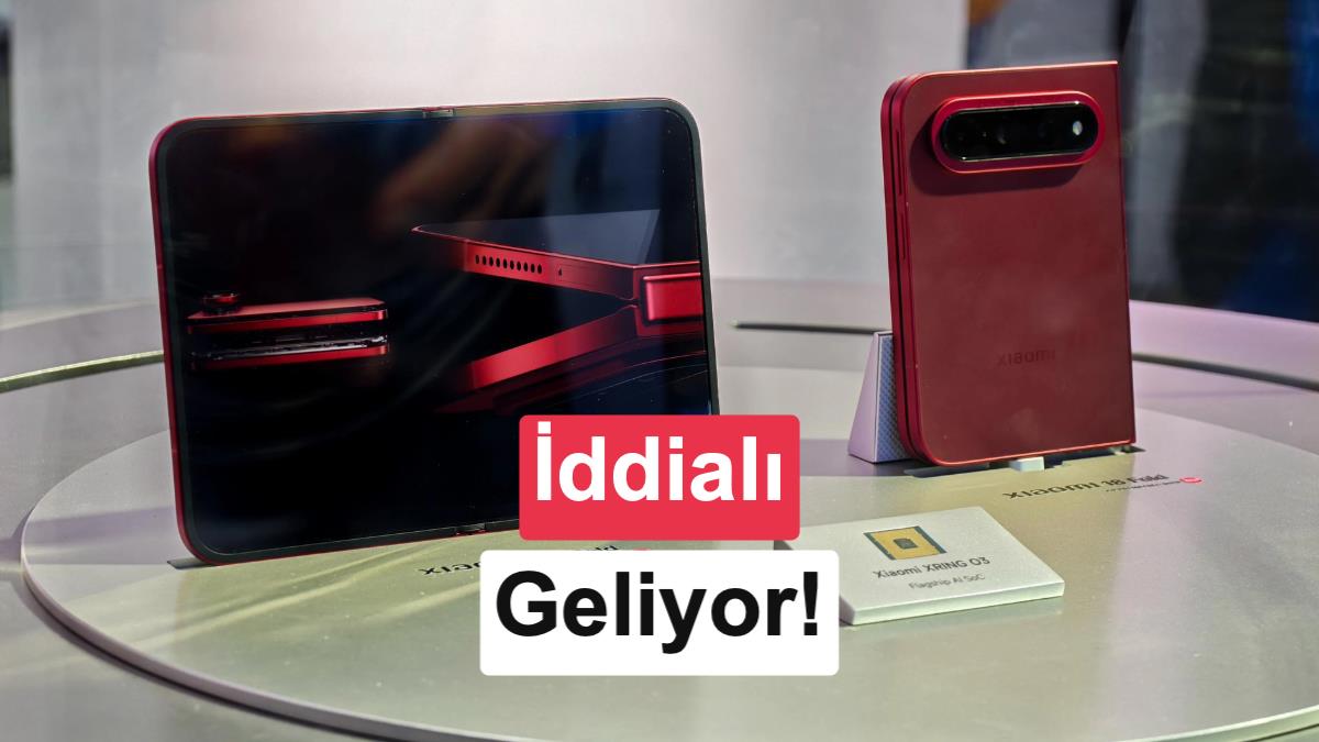 Xiaomi 18 Fold canlı gösterildi: Katlanabilir iPhone'u ezip geçecek!