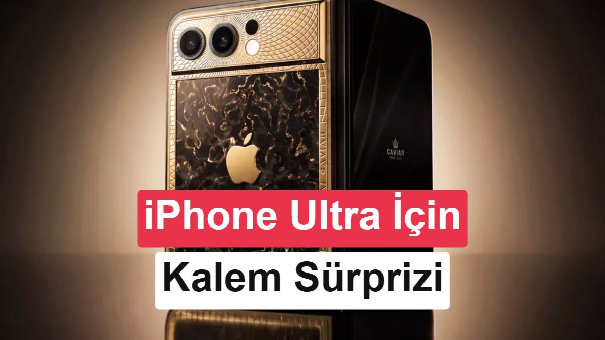 Apple, iPhone Ultra için özel Pencil geliştiriyor