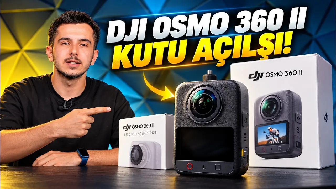 DJI Osmo 360 II Kutudan Çıkıyor! Eski Seri ile Arasındaki Fark Ne?