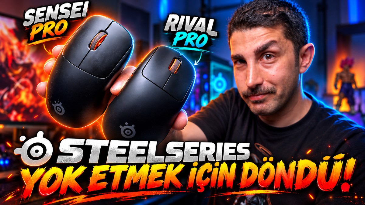 Şimdi rakipleri düşünsün! ''Steelseries Rival Pro ve Sensei Pro incelemesi''