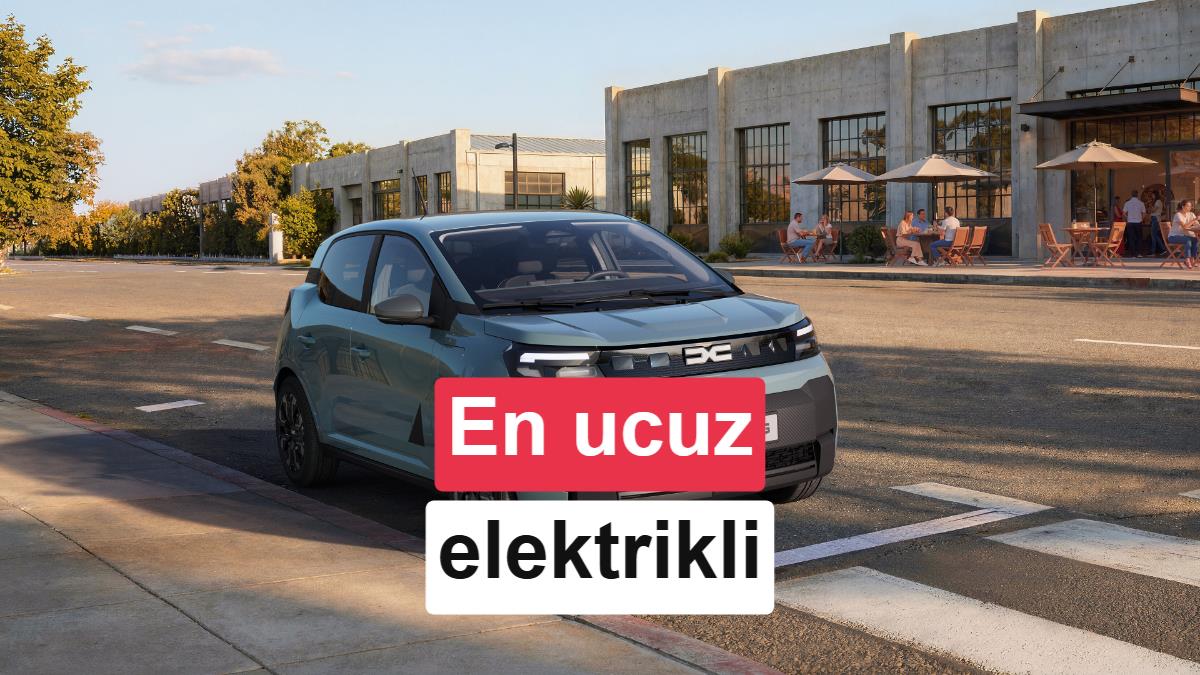 En ucuz elektrikli yenilendi: Karşınızda yeni Dacia Spring!