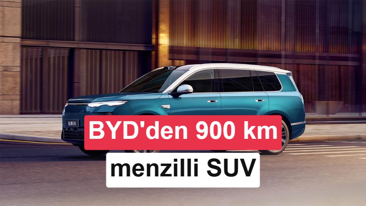 Yeni BYD Sealion 08 SUV satışta: 900 km menzil, 9 dk'da şarj