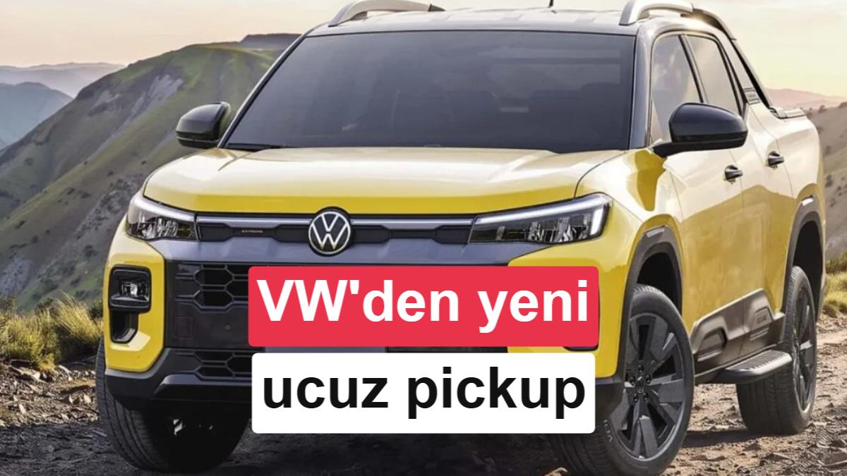 Volkswagen'den Fiat'a rakip yeni kompakt pickup: Yeni Tukan tanıtıldı